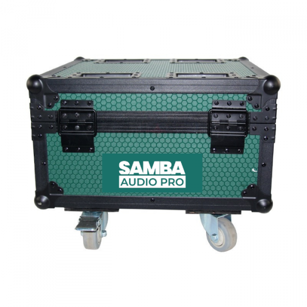 SAMBA AUDIO PRO 6 Box LED Batterie 6x15W HF + Wi-Fi avec Flightcase - Image principale