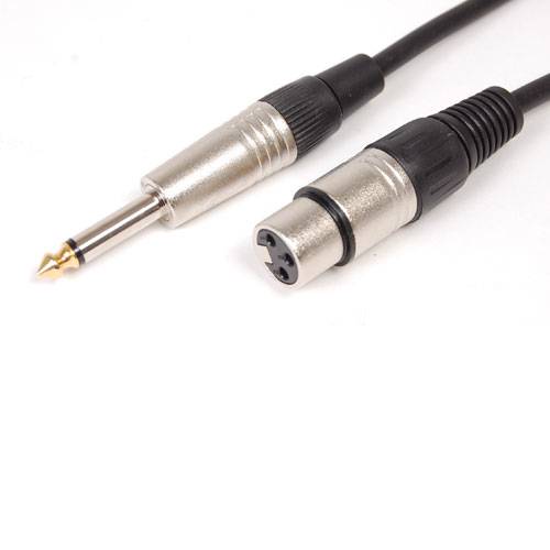 SAMBA MUSIQUE CABLE XLR FEMELLE - JACK 6,35 MÂLE 1M - Samba Audio Pro