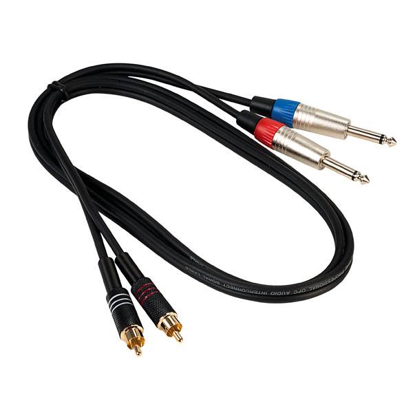 SAMBA MUSIQUE CABLE JACK 3,5 - DOUBLE JACK 6,35 5M - Samba Audio Pro