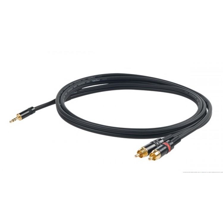 SAMBA MUSIQUE CABLE JACK 3,5 - DOUBLE RCA STANDARD 1,5M - Samba Audio Pro