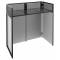 Vonyx DB4 Pro Stand DJ Repliable 4 Panneaux avec Structure, Toiles et Sacoches - 110 cm - Image n°3