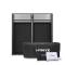 Vonyx DB4 Pro Stand DJ Repliable 4 Panneaux avec Structure, Toiles et Sacoches - 110 cm - Image n°4